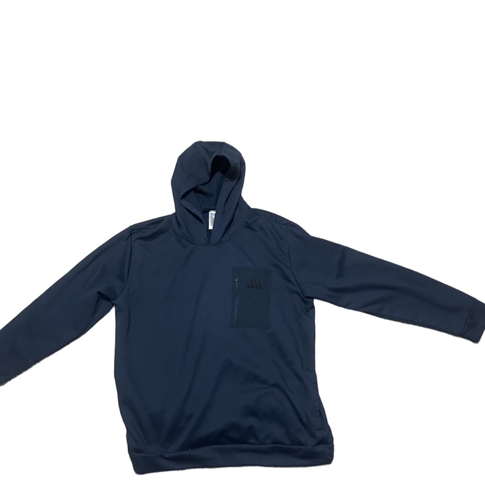 Adidas Men's Hoodie 2XL  Navy Blue
Zipper Chest Pocket Athletic
Pullover